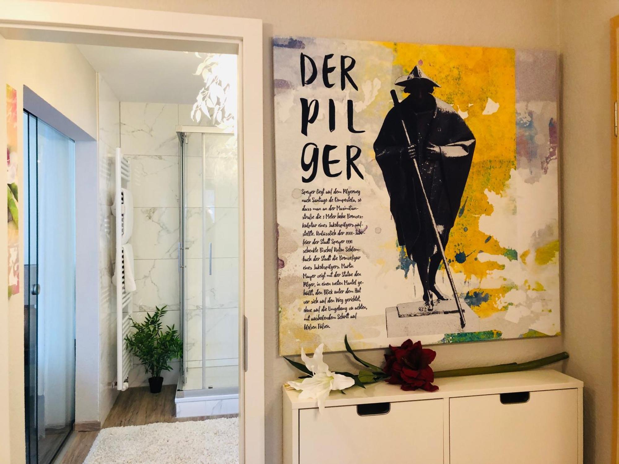 Dompanorama Der Weisse Pfau Apartment Fuer 2-4Pers Speyer Eksteriør billede